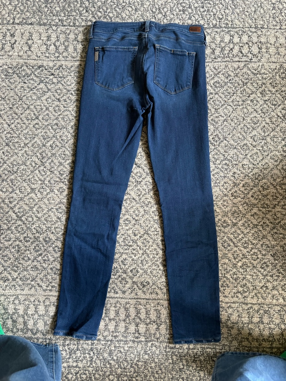 Paige Dark Wash Skinny Jeans